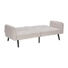 Sofabed 3 Seater Cup Holder Table Click Clack Recliner Settee Couch Sofa Sleeper