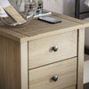 3 Drawer Bedside Cabinet Chest Table Solid Pine Wood Waxed Bedroom Furniture