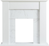 Fireplace Mantel Surround Traditional Oak Veneer Frame Wall Mount Decorative