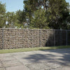 Gabion Basket with Cover 1150x100x100 Galvanised K5C7