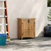 Wooden Outdoor Garden Cabinet Utility Storage Tools Shelf BoxShed Pent Roof Box