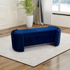 Upholstered Velvet Bed End Bench Ottoman Storage Lounge Bench Window Seat