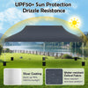 3m x 6m Pop Up Gazebo Waterproof Marquee Gazebo Canopy Tent Black