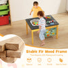Indoor Outdoor Children Play Sand and Water Table Racing Track Game Table