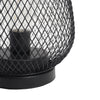 Set of 2 Iron Cage Cordless Table Lamp Sofa Side Bedside Night Light Edison Bulb