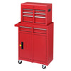 Heavy Duty Roller Tool Cabinet Storage Chest Box Garage Workshop 4 Drawers Red