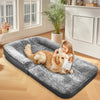 Giant Foldable Human Dog Bed Pet Dog Cuddling Bolster Pillow Mattress Sofa Bed