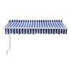 Manual Retractable Awning Canopy Window Balcony Doors Sun Shade Shelter Outdoor