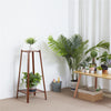 77/97/117cm Tall Bamboo Plant Stand Pot Holder Shelf Corner Side Table