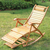 Foldable Recliner Rocking Chair Living Room Balcony Terrace Relax 200kg Loading