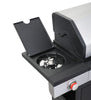 Dual Fuel 3 Burner Gas & Charcoal BBQ Grill 3 + 1 Side Burner – Stainless Steel
