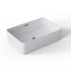 Durovin Bathroom Wash Basin Rectangular Countertop Ceramic Sink White 480x315mm