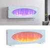 43inch White Freestand Wall Mounted Electric Fireplace Heater LED 7 Colour Fire