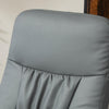 360° Swivel Recliner Chair with Footstool Recliner Armchair Reclining Chair Grey