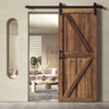 CO-Z 8 Ft 244cm Sliding Wood Barn Door Track System Kit Hardware Closet Set