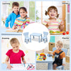 Kids Play Table and Chair Set Children Multi Activity Desk Chair Furniture Blue