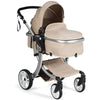 2 in 1 Baby Stroller High Landscape Convertible Bassinet Pram Foldable Pushchair