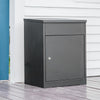 Lockable Wall Parcel Delivery Secure Drop Box Outdoor Storage Letter Post Box UK