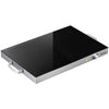Electric Warming Tray Glasstop Food Warmer w/ Cool-Touch Handles