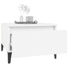 Side Tables 2 pcs White 50x46x35 cm Engineered WoodNew