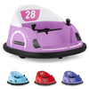 Kids Ride on Bumper Car 12V Electric Bumping Car 360 Degree Spin Pink