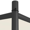 Gazebo White 3x3 m 180 g/m² Fabric and Steel Q2Q7