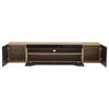 Floating TV Stand w/ Smart LED Lights, Wall Mounted Storage Cabinet for 75 in TV