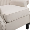Velvet Shell Back Accent Chair Single Sofa Padded Fireside Armchair Lounge Seat