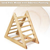 Wooden Climbing Triangle Ladder w/Stable Structure for Toddlers Playful Climbers
