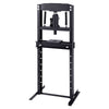Black 12-Ton Adjustable Steel Hydraulic Work Shop Press Garage Presses Manual UK