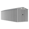 LAPOOH Garden Shed Grey 191x640x198 Galvanised Steel,Garden Storage Shed, N8S1