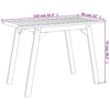 CIADAZ 3 Piece Garden Dining Set Solid Wood Acacia, Garden Table And O5S5