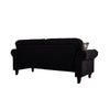 Luxury 2, 3 Seater Linen Fabric Couch Sofa Armchair with 2 Pillows Living Room