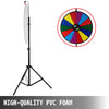 VEVOR 24" Tabletop Color Prize Wheel 14 Slots Dry Erase Show Fortune Spinning