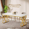Tribesigns 63-Inch Dining Table for 4-6, Rectangular Modern Kitchen Dinner Table