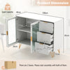 Modern Kitchen Cupboard Sideboard Buffet Cabinet Freestanding Coffee Bar Cabinet