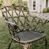 Two Seater Outdoor Bistro Set - Cast Aluminium Garden Furniture