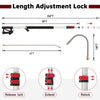 24ft Telescopic Pressure Washer Lance Gun Set Gutter Jet Washer Cleaning Tool