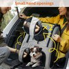 2 IN 1 Collapsible Dog Stroller Pet Dog Cat Travel Car Crate Cage Secure to Seat