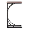 coffee tables Leaf Pattern Iron Side Table Coffee Table Brown
