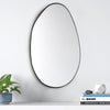 Framed Arched Mirror Wall Mounted Vanity Makeup Bedroom Glass Dressing Mirror