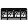 Quadruple Wheelie Bin Storage, Bin Store with 4 Compartments, Dustbin Q9A3