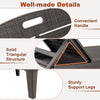 Patio Recliner Lounger Chaise Lounge Chairs Set of 2-Brown