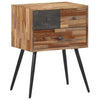 ShCuShan Bedside Cabinet 47x31.5x60 Solid Wood Teak,Bedside Tables Bedside U2E0