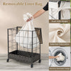 Costway Laundry Hamper 110L Large Capacity Handwoven Rattan Laundry Basket
