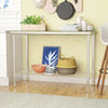 Kitchen Work Table Commercial Catering Bench Utility Stainless Steel Backsplash