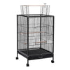 Small/Medium Parrot Cage Metal Bird Cage for Budgie with Playtop & Stand &Wheels