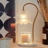 White Elegant Table Lamp Frosted Glass Lampshade Bedside Desk Fairy Night Light