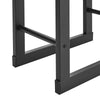 S/M/L Metal Firewood Fire Log Rack Wood Storage Rack Holder Indoor Outdoor Cover