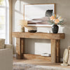 63-Inch Console Table, Farmhouse Wooden Entryway Sofa Table Behind the Couch